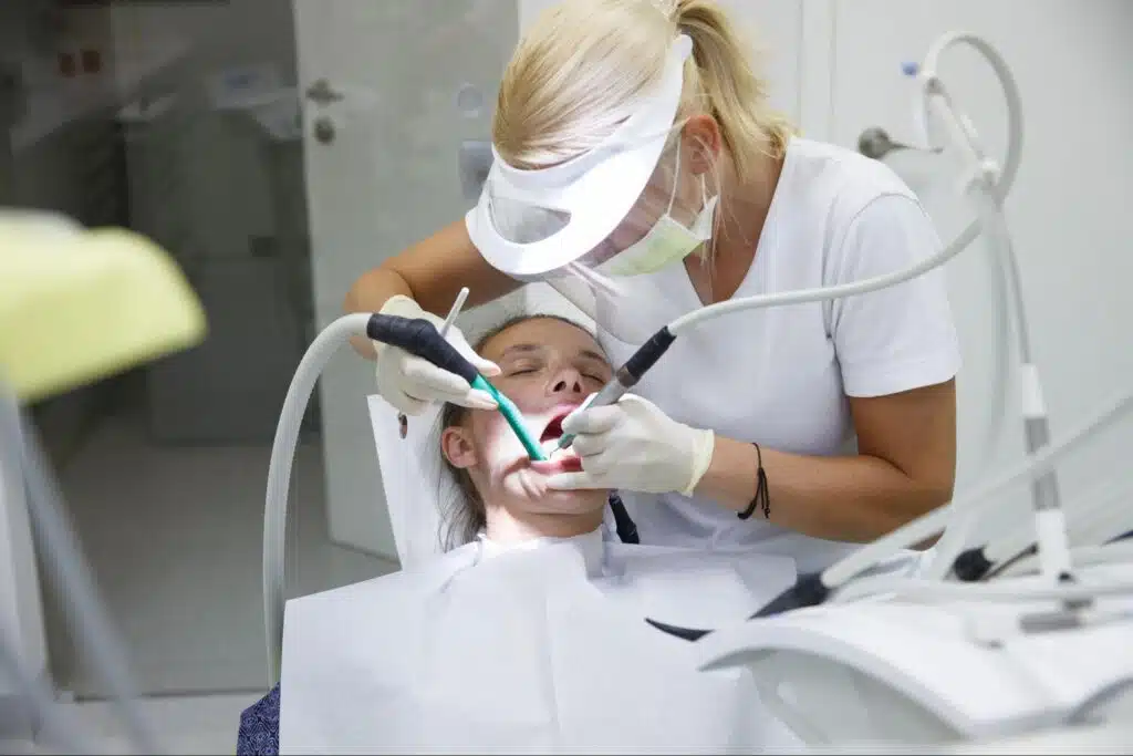 Professional dental cleaning