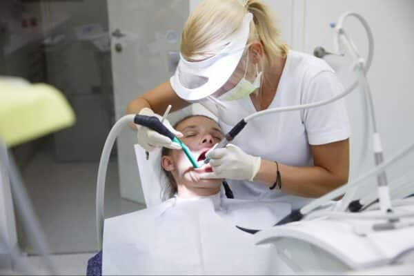 Professional dental cleaning